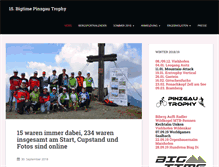 Tablet Screenshot of pinzgau-trophy.at